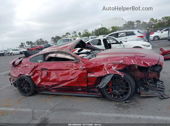 1FA6P8CF6H5330623 2017 FORD MUSTANG Red Vista interior de 360 grados