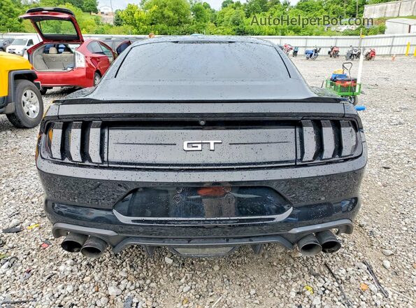 1FA6P8CF6J5113160 2018 FORD MUSTANG Black Vista trasera