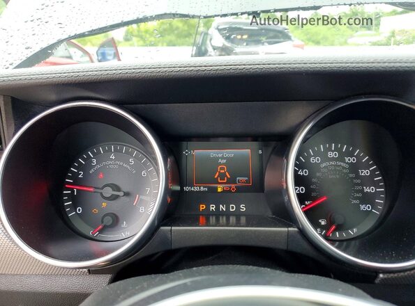 1FA6P8CF6J5113160 2018 FORD MUSTANG Black Vista del cuadro de instrumentos