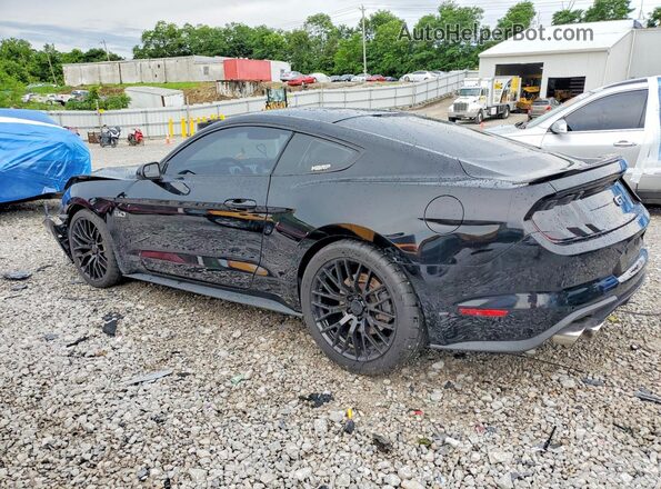 1FA6P8CF6J5113160 2018 FORD MUSTANG Black Trasero izquierdo