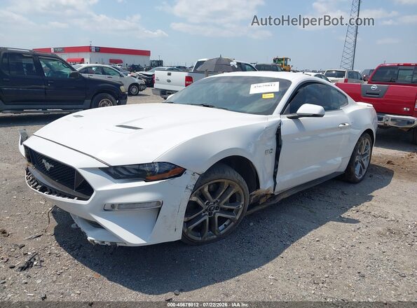 1FA6P8CF6J5122974 2018 FORD MUSTANG White Передня ліва чверть