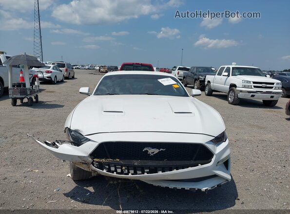 1FA6P8CF6J5122974 2018 FORD MUSTANG White Вид щитка приладів