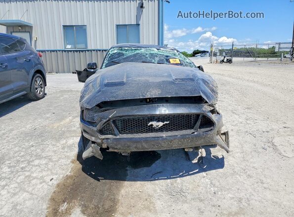 1FA6P8CF6J5164075 2018 FORD MUSTANG Black წინა ხედი