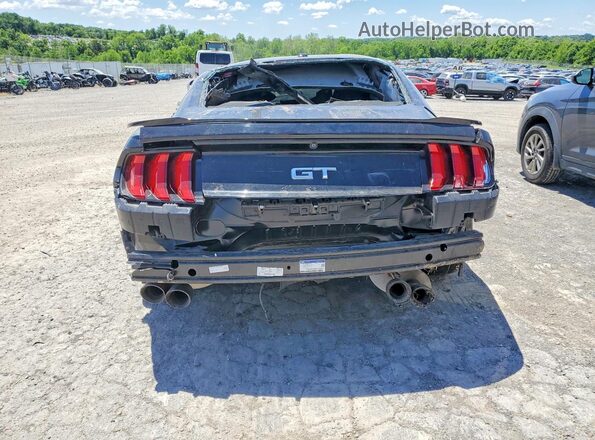1FA6P8CF6J5164075 2018 FORD MUSTANG Black უკანა ხედი