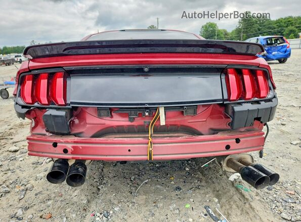 1FA6P8CF6J5185735 2018 FORD MUSTANG Burgundy უკანა ხედი