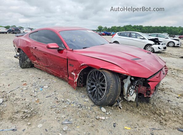 1FA6P8CF6J5185735 2018 FORD MUSTANG Burgundy წინა მარჯვენა