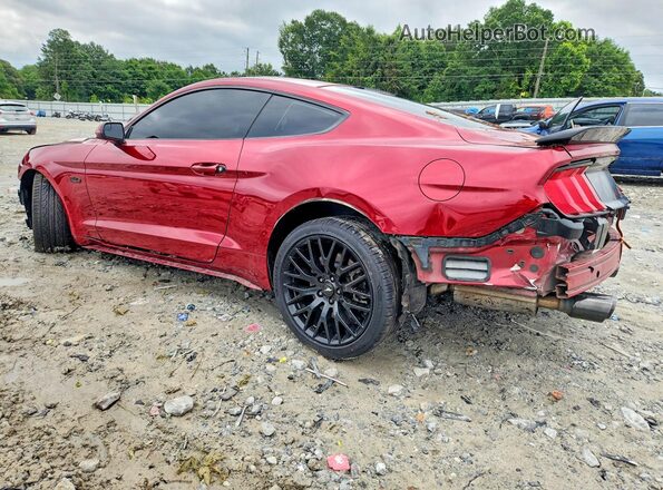 1FA6P8CF6J5185735 2018 FORD MUSTANG Burgundy უკანა მარცხენა