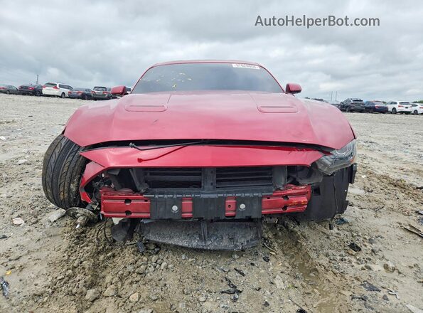 1FA6P8CF6J5185735 2018 FORD MUSTANG Burgundy წინა ხედი