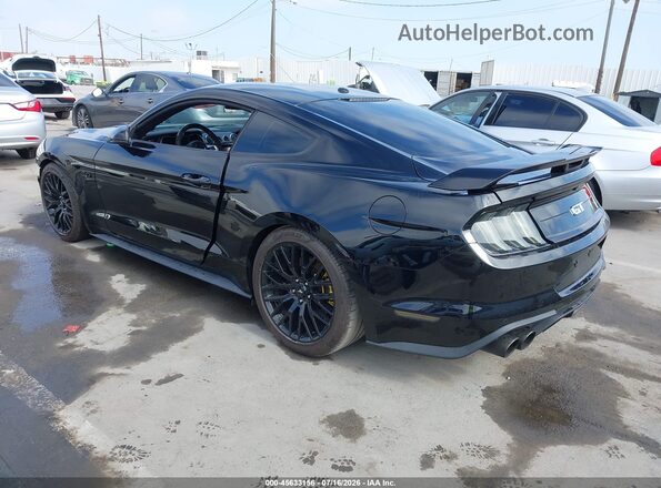 1FA6P8CF6K5109000 2019 FORD MUSTANG Черный Задняя левая четверть
