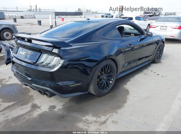 1FA6P8CF6K5109000 2019 FORD MUSTANG Черный Задняя правая четверть