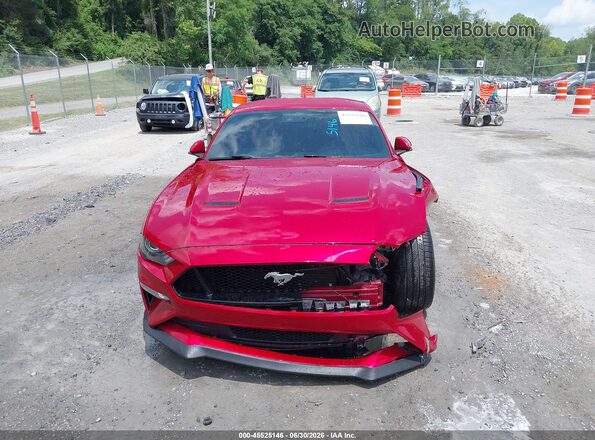 1FA6P8CF6L5150065 2020 FORD MUSTANG Красный Вид щитка приборов