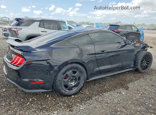 1FA6P8CF6M5125832 2021 FORD MUSTANG Black Задня права чверть