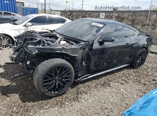 1FA6P8CF6M5125832 2021 FORD MUSTANG Black Панорамний вид салону 360°