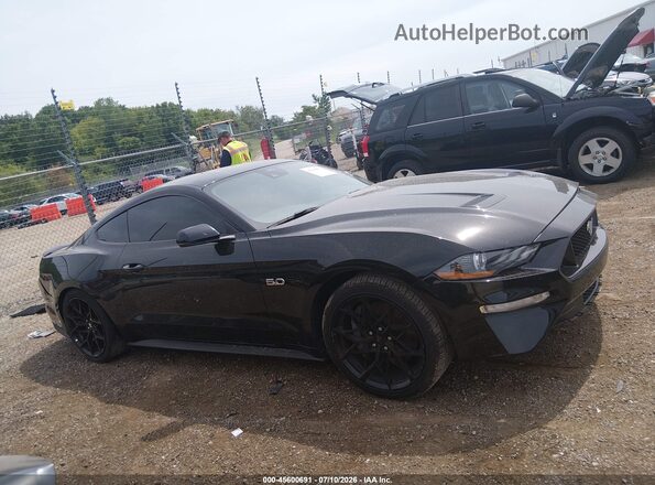 1FA6P8CF6N5141367 2022 FORD MUSTANG Black Սալոնի հետևի տեսք