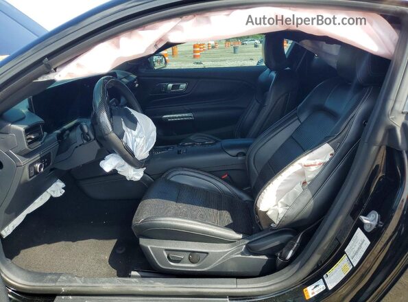 1FA6P8CF6R5400882 2024 FORD MUSTANG Black წინა სალონის ხედი