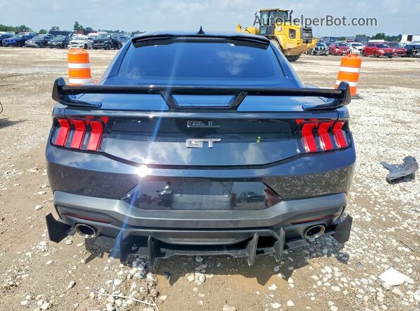 1FA6P8CF6R5400882 2024 FORD MUSTANG Black უკანა ხედი