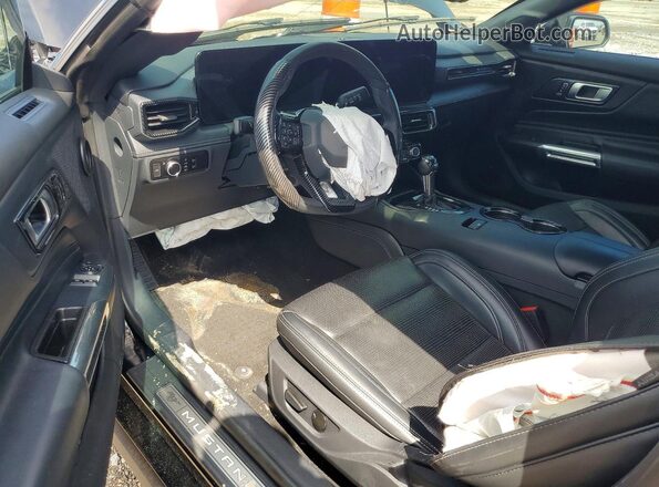 1FA6P8CF6R5400882 2024 FORD MUSTANG Black წინა პანელის ხედი