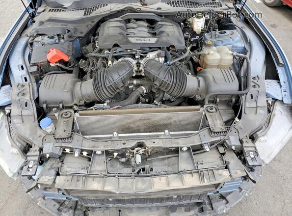 1FA6P8CF6R5411557 2024 FORD MUSTANG Blue Вид задніх сидінь