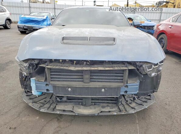 1FA6P8CF6R5411557 2024 FORD MUSTANG Blue Вид спереду