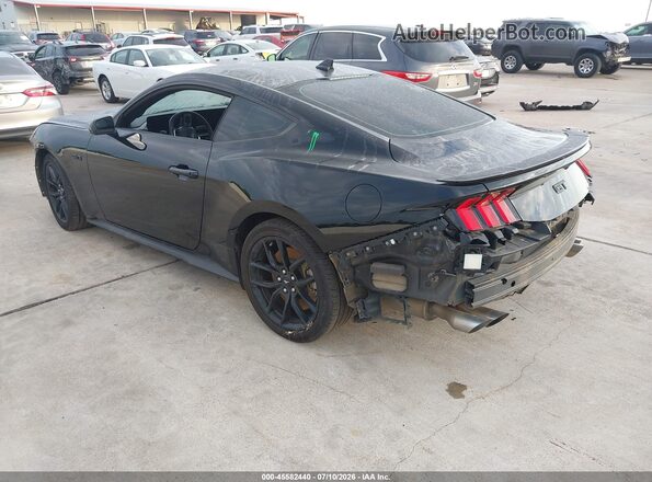 1FA6P8CF6R5418525 2024 FORD MUSTANG Black Задня ліва чверть