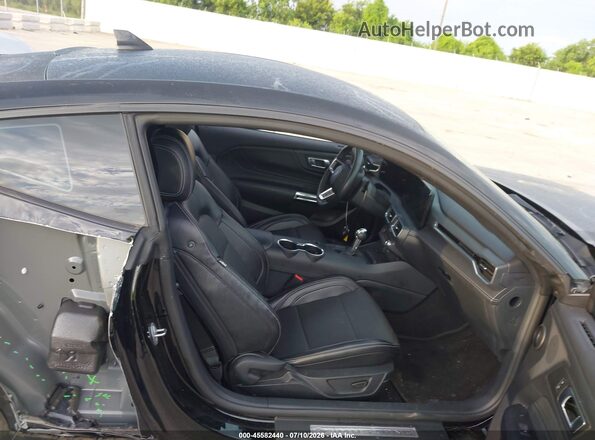 1FA6P8CF6R5418525 2024 FORD MUSTANG Black Вид салону спереду