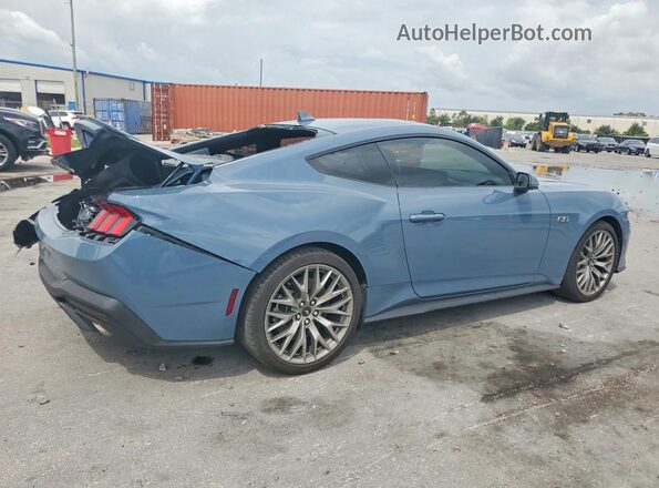 1FA6P8CF6S5417719 2025 FORD MUSTANG Синий Задняя правая четверть