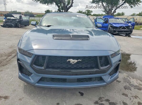 1FA6P8CF6S5417719 2025 FORD MUSTANG Синий Вид спереди