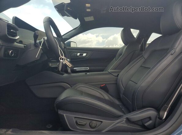 1FA6P8CF6S5417719 2025 FORD MUSTANG Синий Вид салона спереди