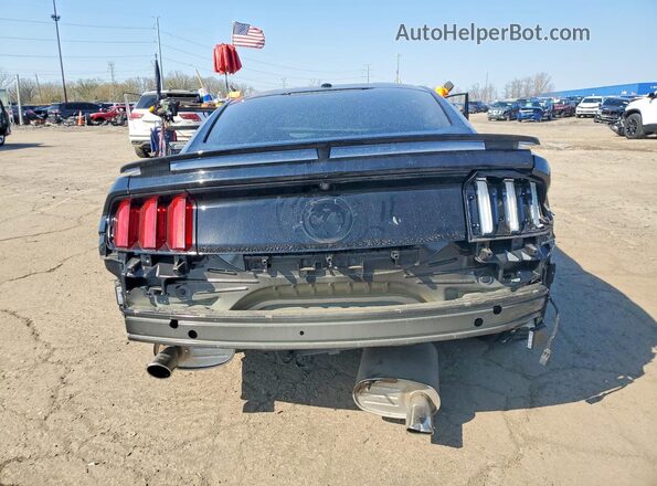 1FA6P8CF7G5201496 2016 FORD MUSTANG Черный Вид сзади
