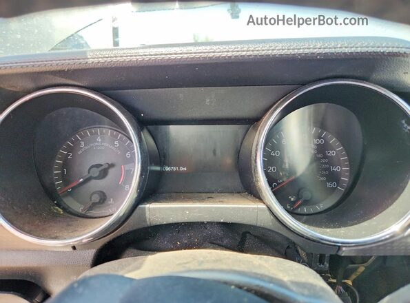 1FA6P8CF7G5241853 2016 FORD MUSTANG Gray Vista del cuadro de instrumentos