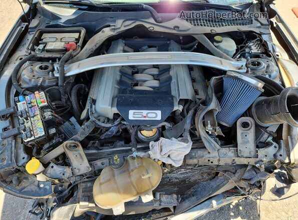 1FA6P8CF7G5241853 2016 FORD MUSTANG Gray Vista interior trasera