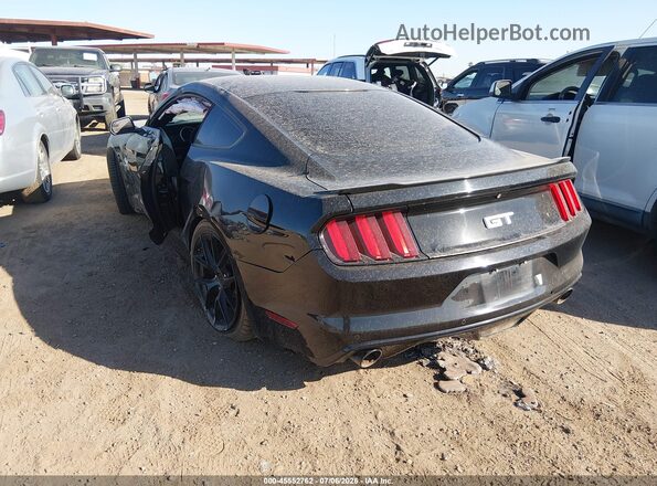 1FA6P8CF7G5328507 2016 FORD MUSTANG Черный Задняя левая четверть