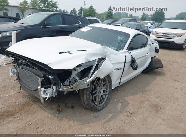 1FA6P8CF7H5306170 2017 FORD MUSTANG White Առջևի ձախ երեք քառորդ տեսարան