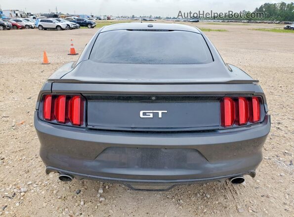 1FA6P8CF7H5344160 2017 FORD MUSTANG Gray Vista trasera