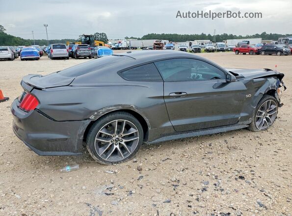 1FA6P8CF7H5344160 2017 FORD MUSTANG Gray Trasero derecho