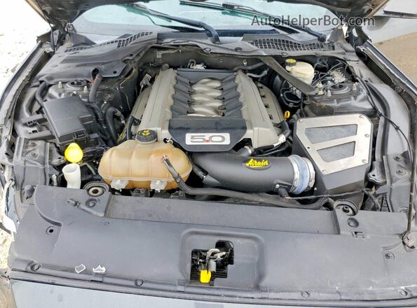 1FA6P8CF7H5344160 2017 FORD MUSTANG Gray Vista interior trasera