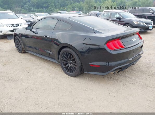 1FA6P8CF7J5129223 2018 FORD MUSTANG Black Tył lewy