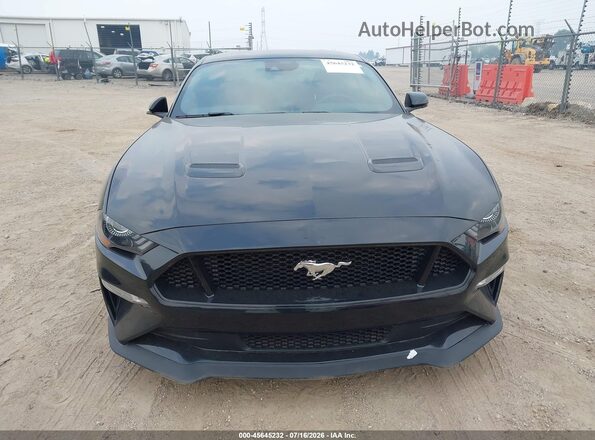 1FA6P8CF7J5129223 2018 FORD MUSTANG Black Widok wnętrza z tyłu
