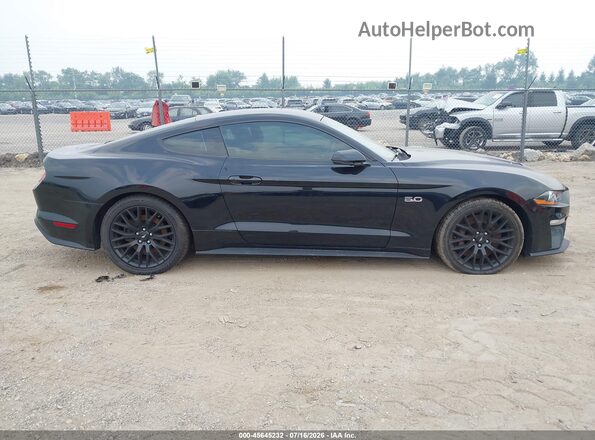 1FA6P8CF7J5129223 2018 FORD MUSTANG Black Widok wnętrza 360 stopni