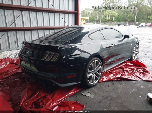 1FA6P8CF7J5146006 2018 FORD MUSTANG Black Задня права чверть