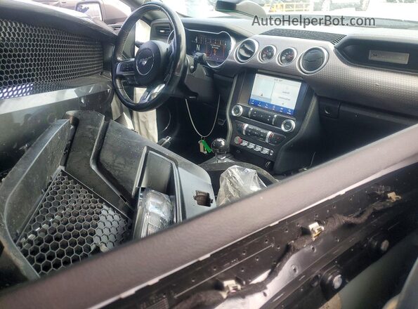 1FA6P8CF7K5101794 2019 FORD MUSTANG Gray Dashboard view
