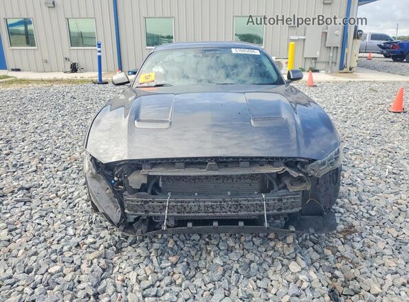 1FA6P8CF7K5101794 2019 FORD MUSTANG Gray Front view