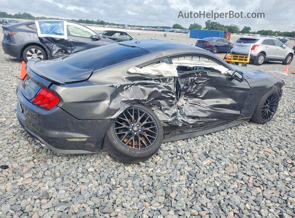 1FA6P8CF7K5101794 2019 FORD MUSTANG Gray Rear right