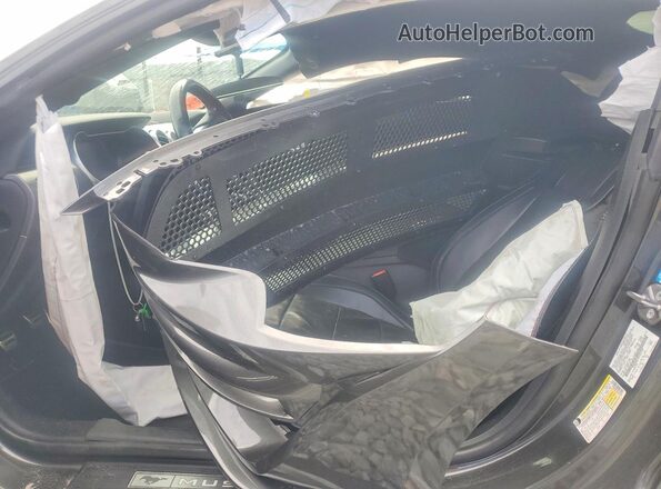 1FA6P8CF7K5101794 2019 FORD MUSTANG Gray Front interior view
