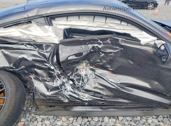 1FA6P8CF7K5101794 2019 FORD MUSTANG Gray Rear seats view