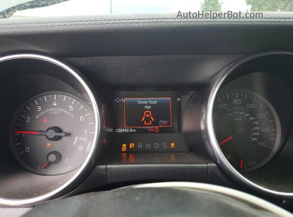 1FA6P8CF7K5146573 2019 FORD MUSTANG Black Սարքավորումների վահանակի տեսք