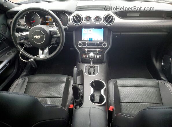 1FA6P8CF7K5146573 2019 FORD MUSTANG Black Առջևի վահանակի տեսք