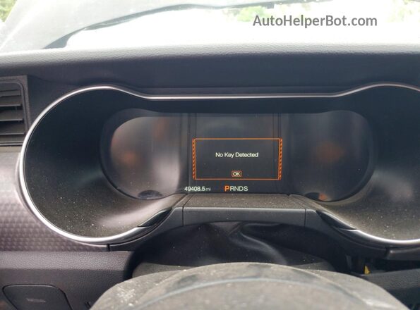1FA6P8CF7K5168279 2019 FORD MUSTANG Black ხელსაწყოთა პანელის ხედი
