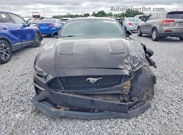 1FA6P8CF7K5168279 2019 FORD MUSTANG Black წინა ხედი