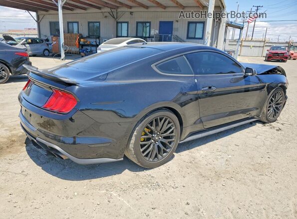 1FA6P8CF7K5169108 2019 FORD MUSTANG Black Tył prawy